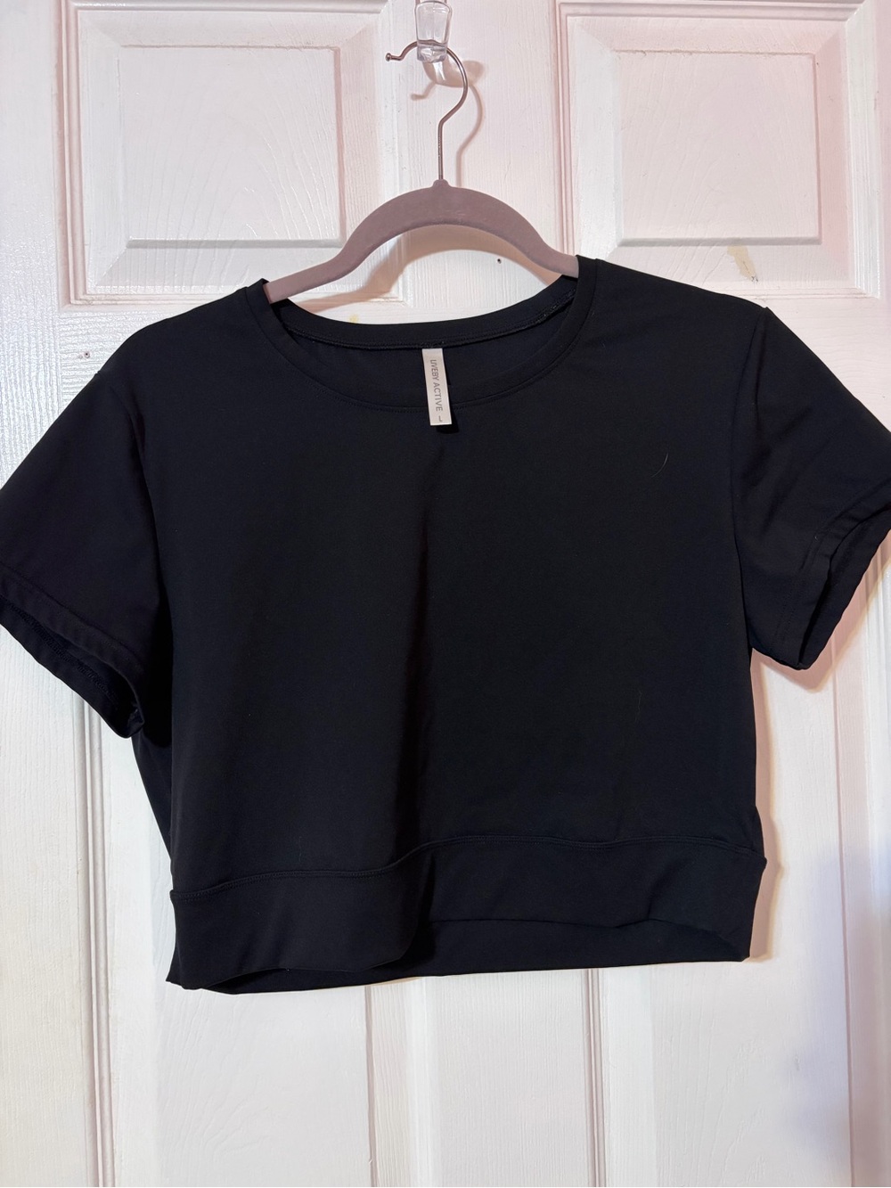 Women’s Black Cropped Tee - Unbranded